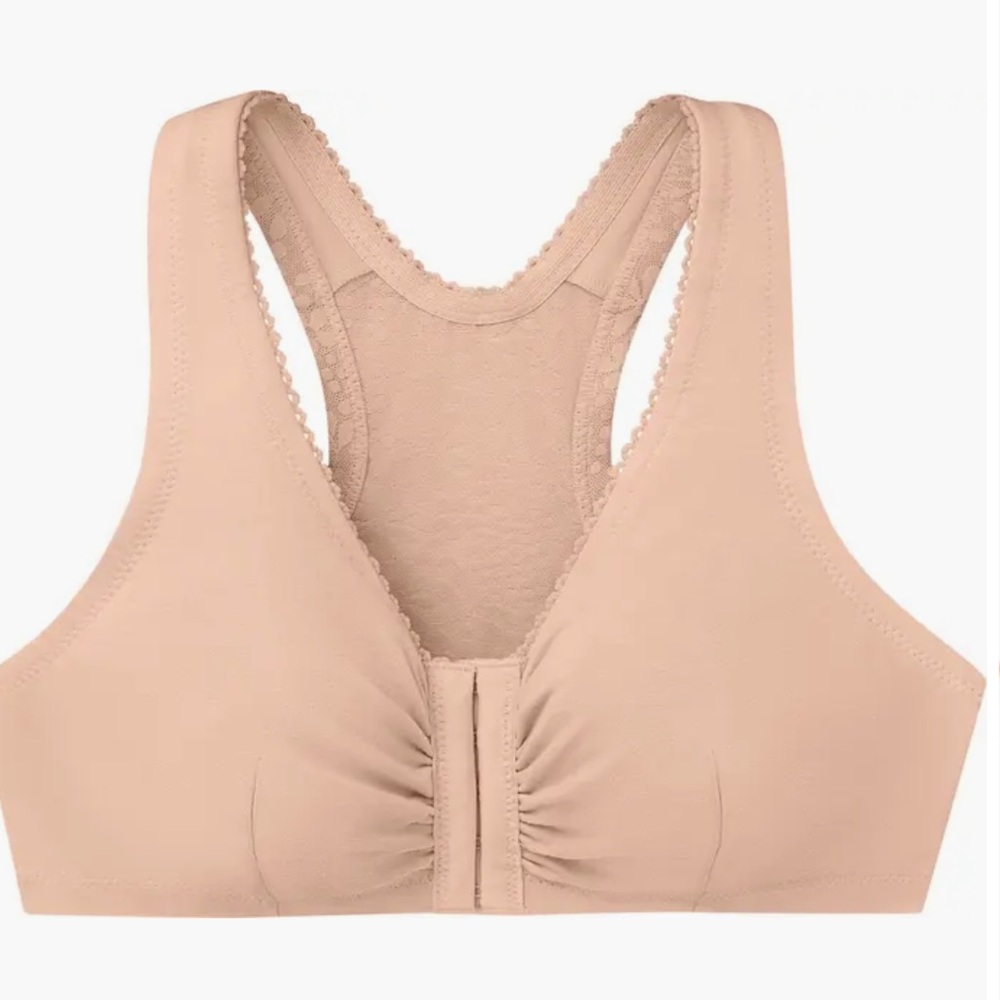 GLAMORISE Front Close Cotton Blend T-Back Comfort Bra ❤️NWT IN STORES❤️ - Picture 3 of 8